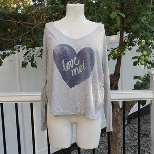 Aerie long-sleeve Grey PJ top